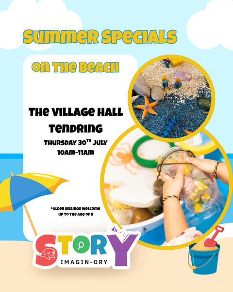 On the beach summer special Thursday 30th July 10am-11am
