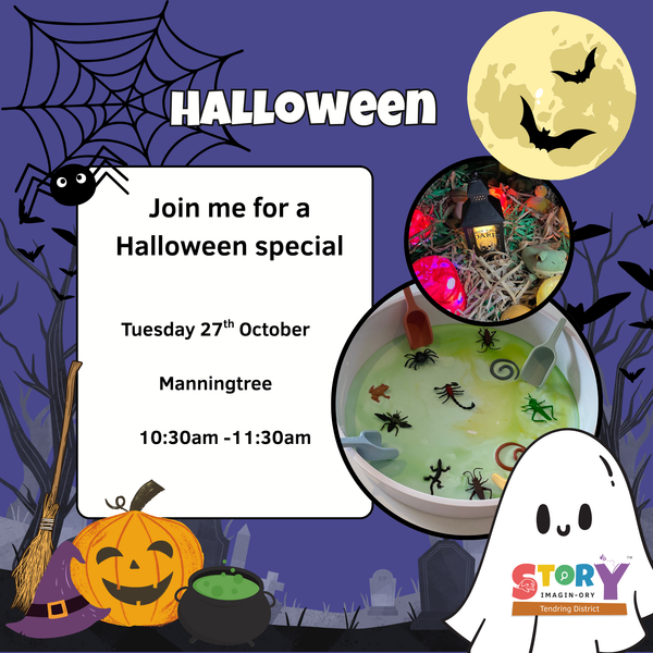 Halloween Special Tuesday Manningtree 10:30-11:30