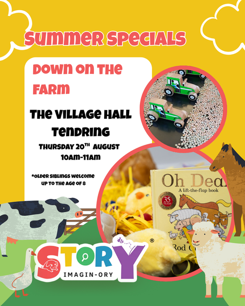 Down on the farm summer special Thursday 20th August 10am-11am